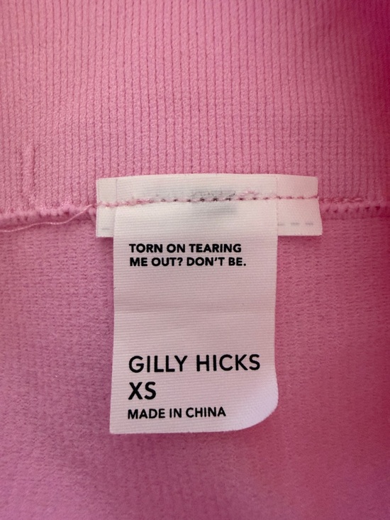 Hollister Gilly Hicks Seamless Mid Rise Ribbed 6 inch Biker Shorts - XS - Pink - Picture 8 of 9